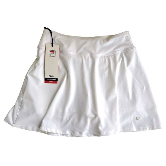Fila Essentials Long Flirty Skirt White Size XS NWT - Picture 3 of 14